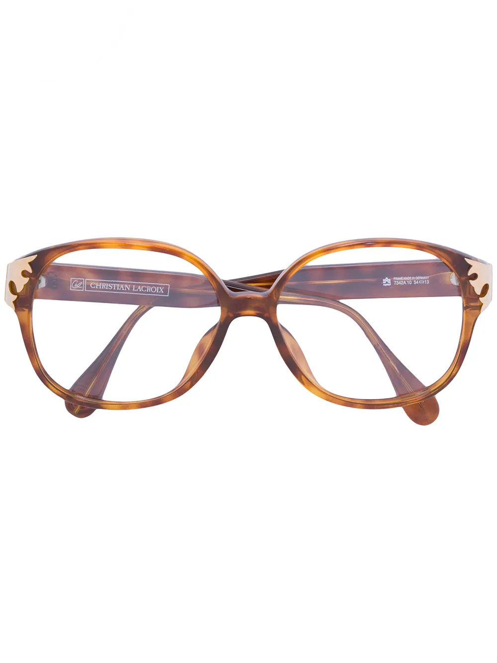 

Christian Lacroix Pre-Owned tortoiseshell glasses frame - Marrón