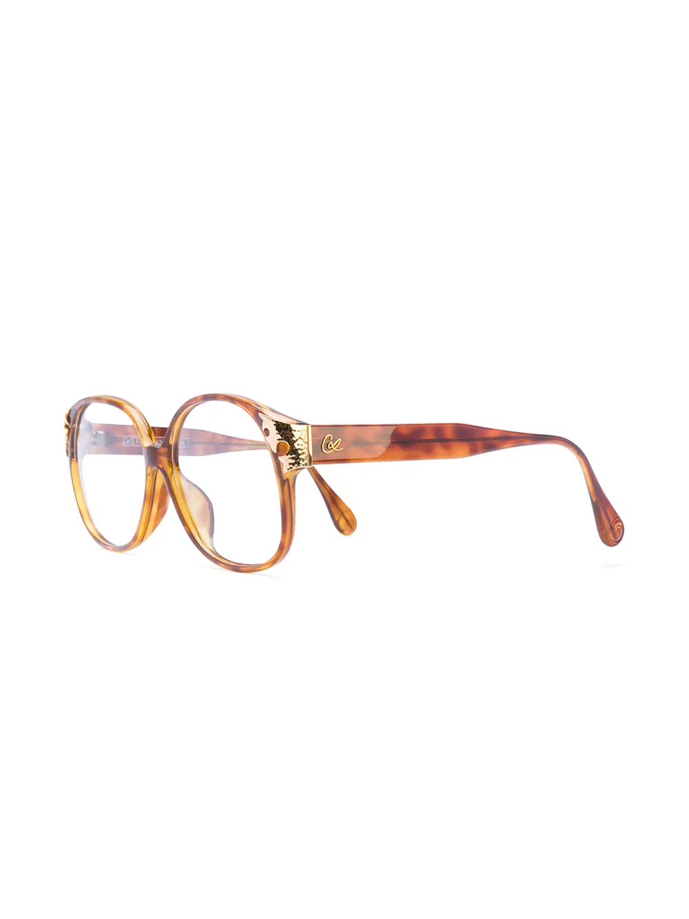 фото Christian lacroix pre-owned солнцезащитные очки в черепаховой оправе