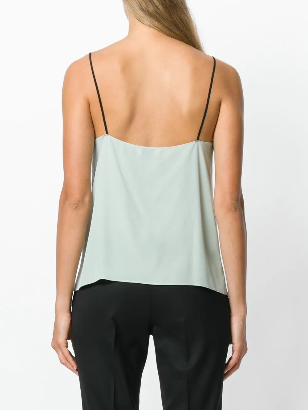 Lanvin spaghetti strap top Groen