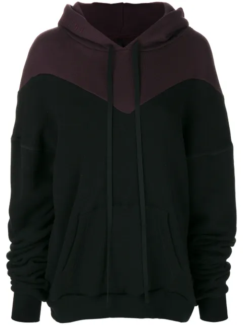 UNRAVEL PROJECT colour block hoodie