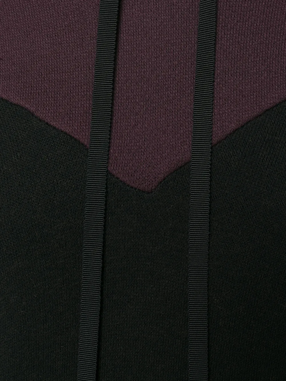Ben Taverniti Unravel Project Colour Block Hoodie In Black