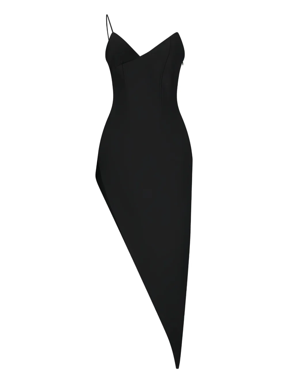 David Koma asymmetric mini dress | Black | Image 1