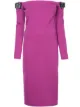 Image 1 of David Koma off-shoulder midi dress