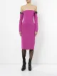Image 2 of David Koma off-shoulder midi dress