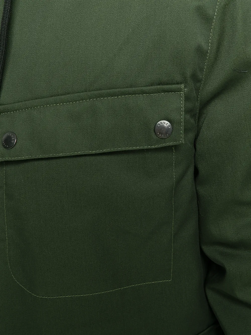 Kenzo Paris parka met logoprint Groen