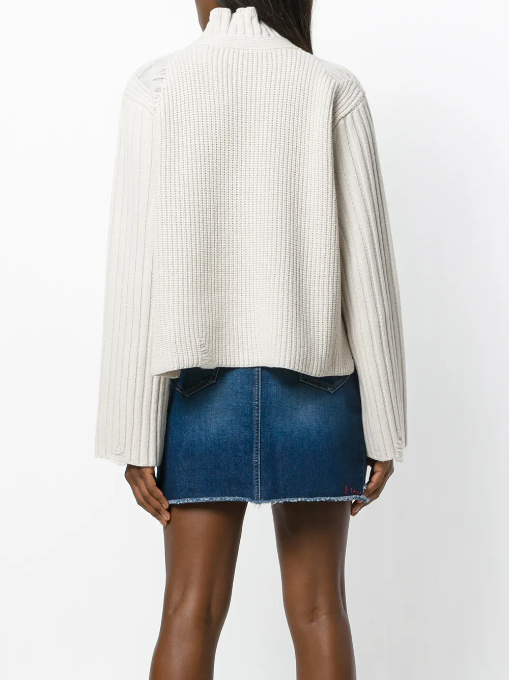 Golden Goose Malia high neck sweater Beige