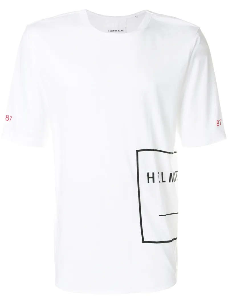 футболка с графическим принтом Helmut Lang