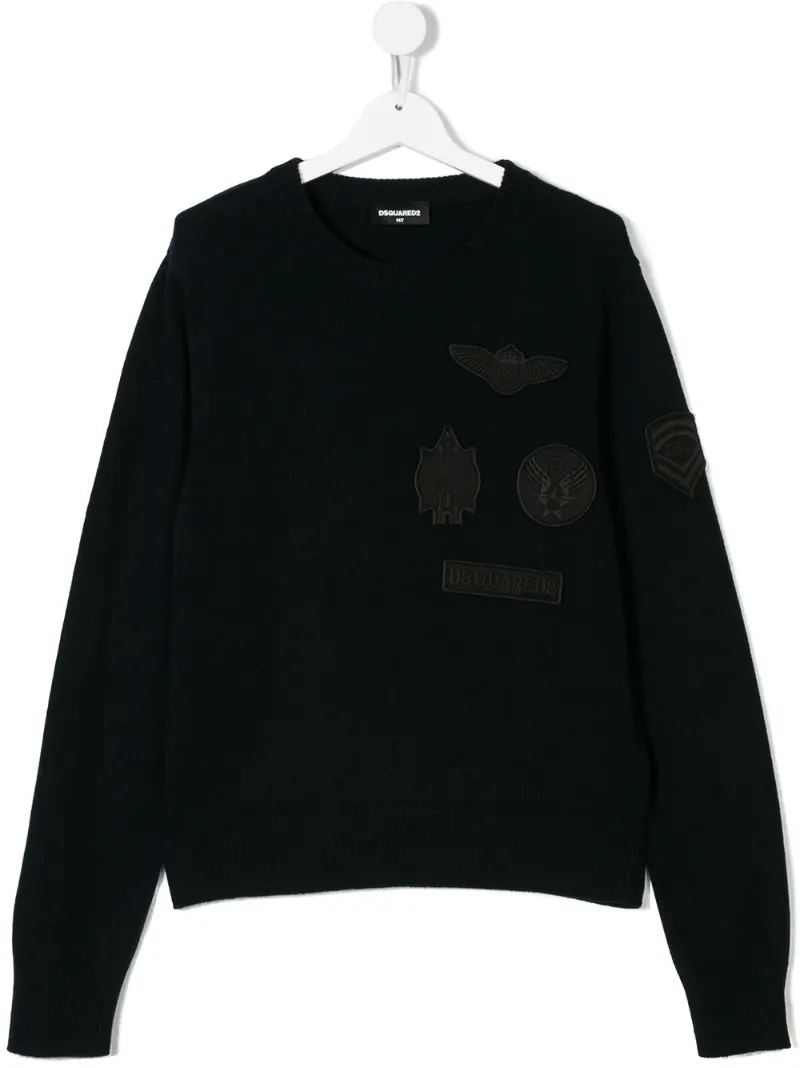 Dsquared2 Kids джемпер с вышивкой