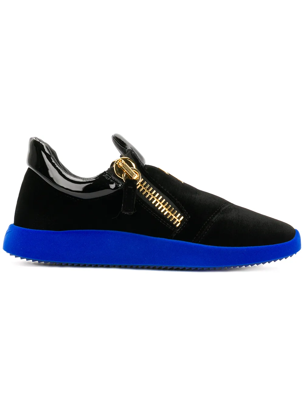 Giuseppe Zanotti Sneakers con zip oversize - Nero