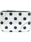 Comme Des Garçons Wallet polka dots print wallet - Metallic