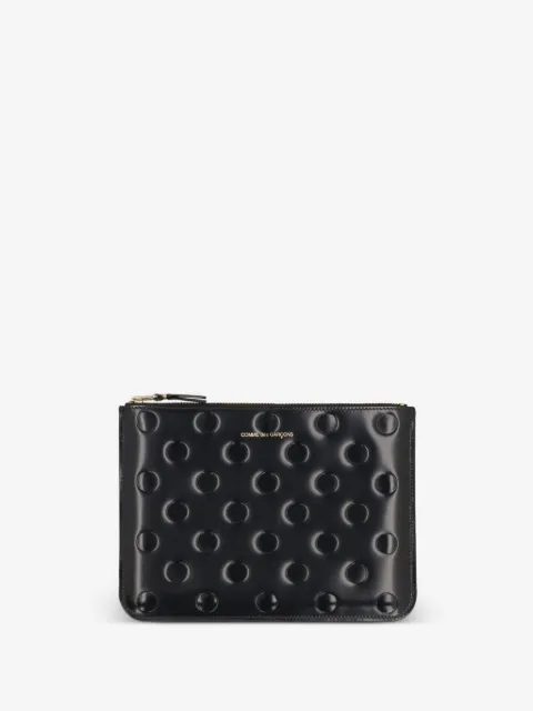 Comme Des Garçons Wallet Portemonnaie mit eingeprägten Punkten