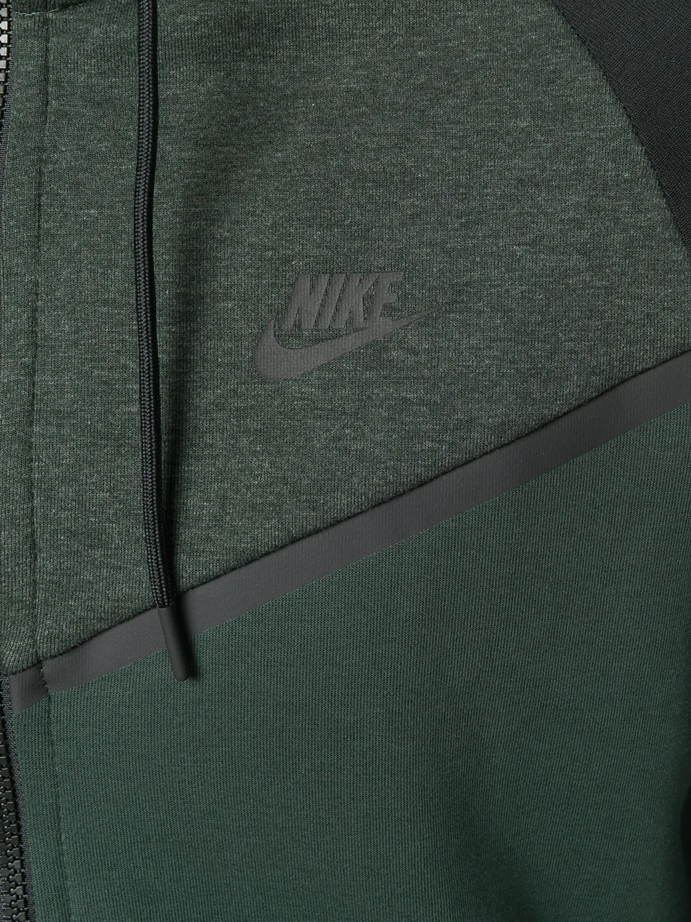 Nike tech fleece colourblock windrunner jacket Groen