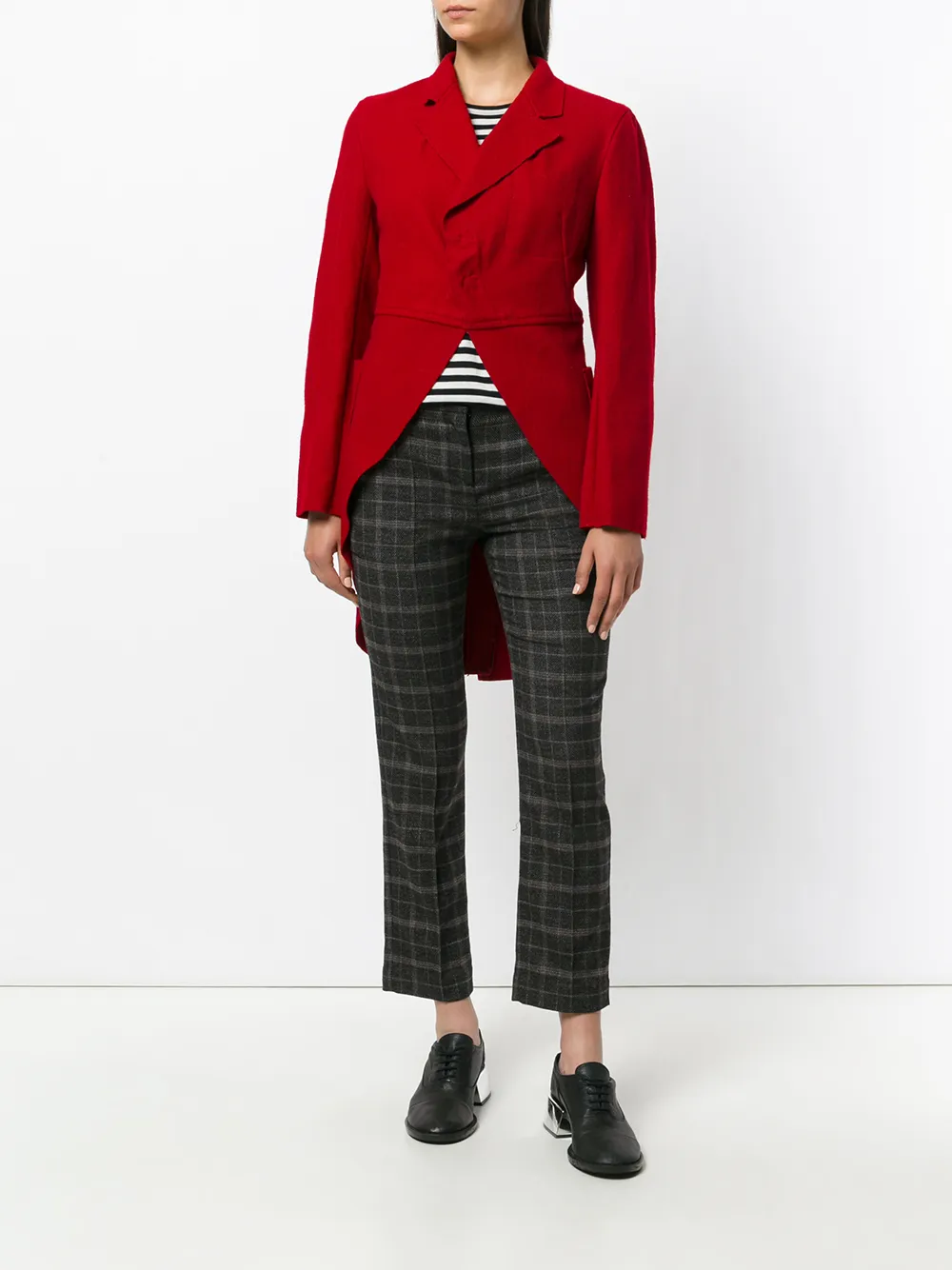 Comme Des Garçons asymmetric fitted coat | Single Breasted Coats | Image 2