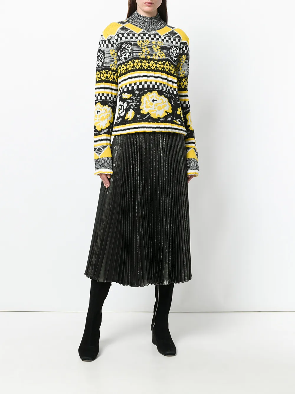 MSGM Gemusterter Pullover | Pullover | Image 2