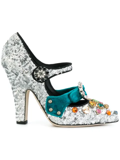 dolce and gabbana glitter shoes