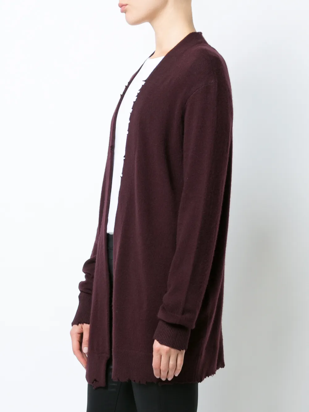  Rta Long Serge Cardigan - Red 
