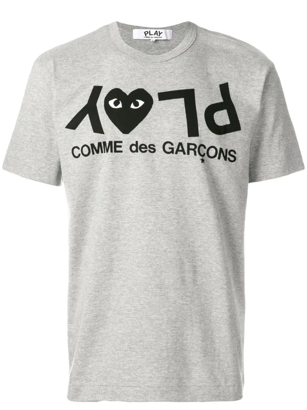 COMME des GARCONS  PLAYＴシャツ　グレー