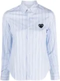 Comme Des Garçons Play classic striped shirt - Blue