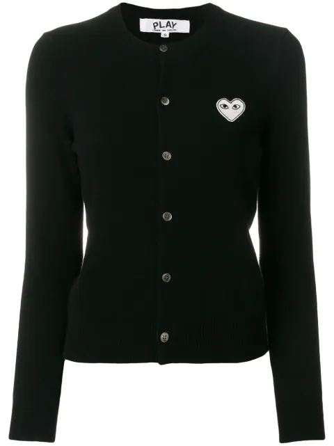 Comme Des Garçons Play heart logo cardigan