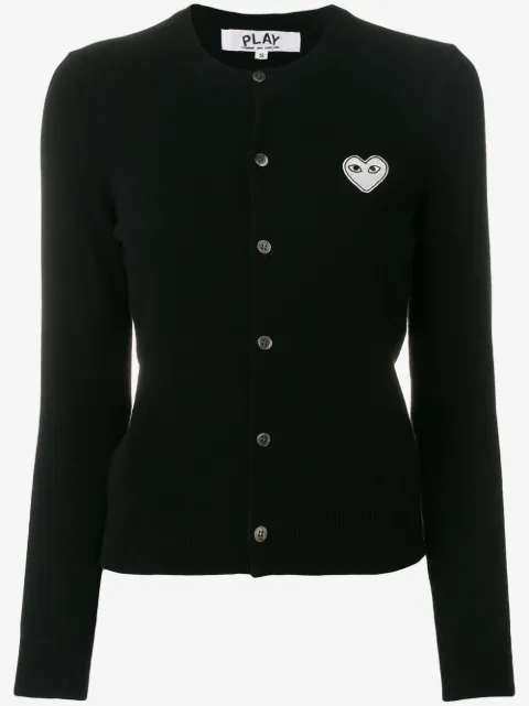 Comme Des Garçons Play heart logo cardigan
