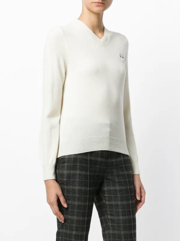 Comme Des Garçons Play Vネック セーター 通販 - FARFETCH