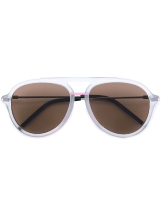 Thick frame best sale aviator sunglasses