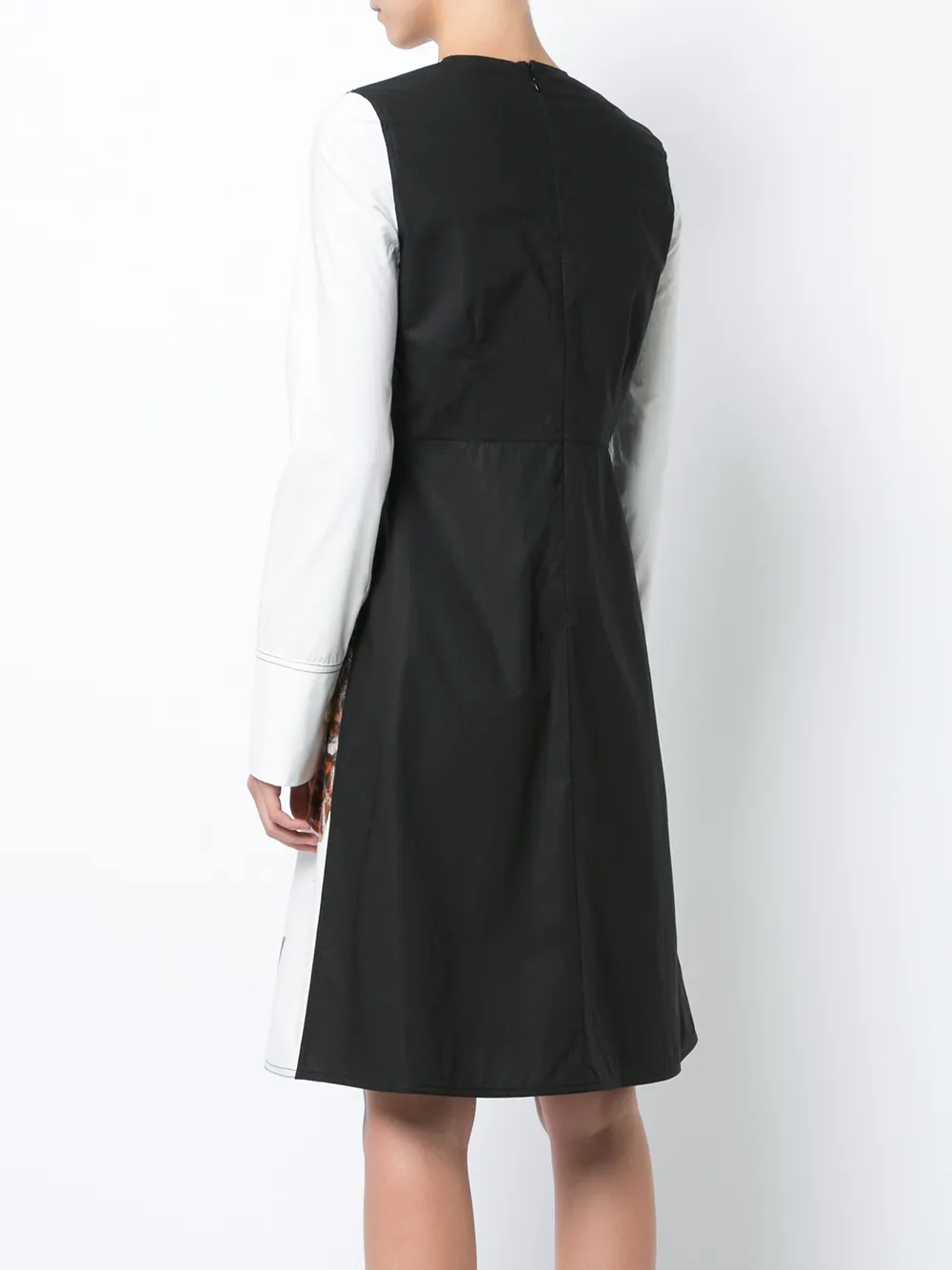 Marni Abstract print skater dress Veelkleurig