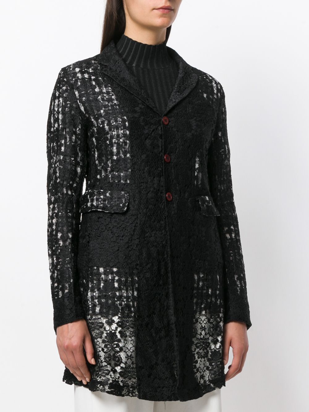 Comme Des Garcons midi lace jacket Women