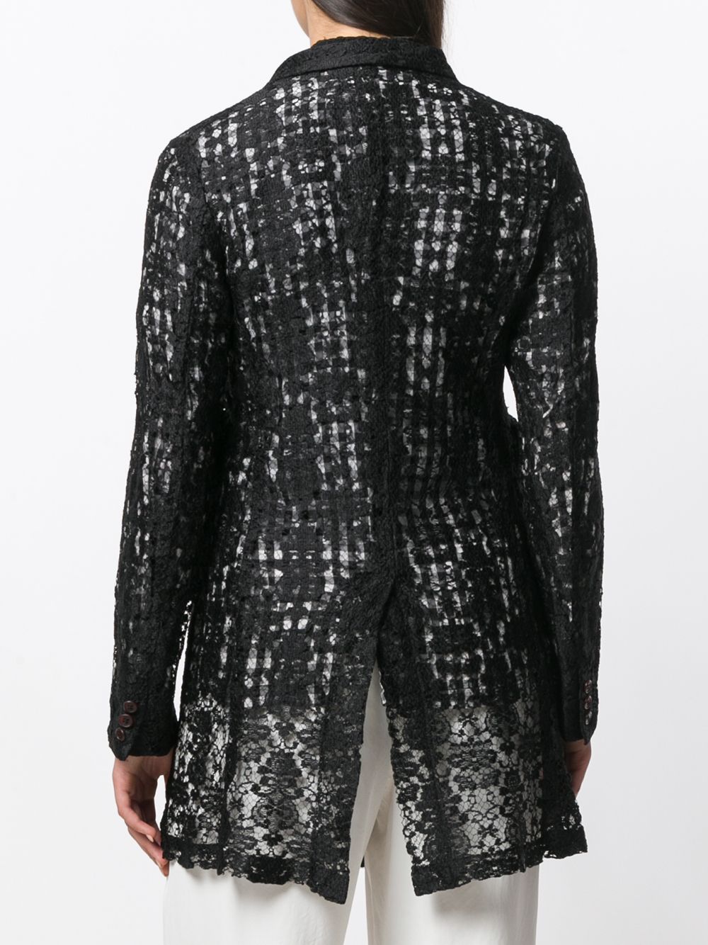 Comme Des Garcons midi lace jacket Women