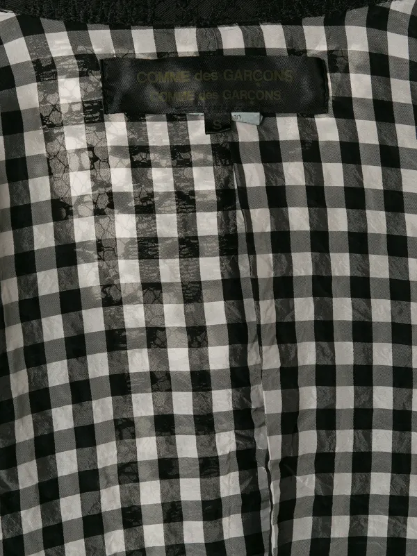 Comme Des Garçons Pre-Owned Midi Lace Jacket | Black | FARFETCH
