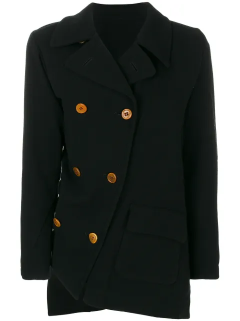 Comme Des Garçons Pre-Owned caban à design asymétrique