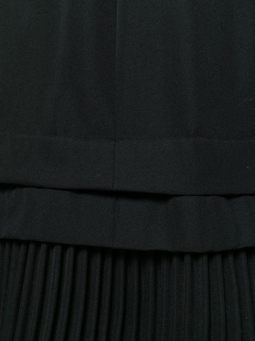 Comme Des Garcons layered pleated skirt Women