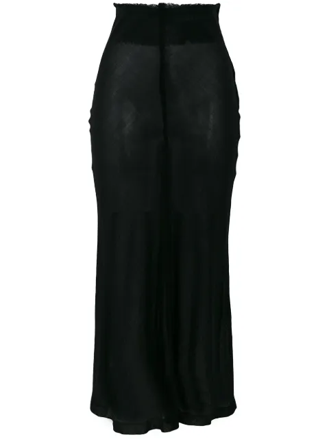 Comme Des Garçons Pre-Owned high-waisted sheer skirt