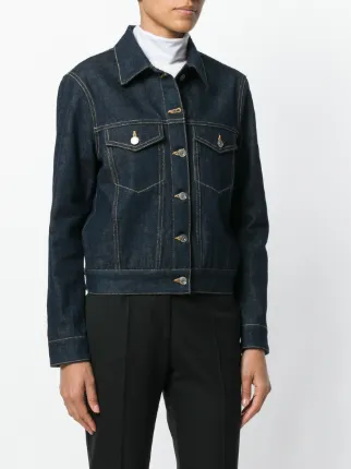 stitched denim
