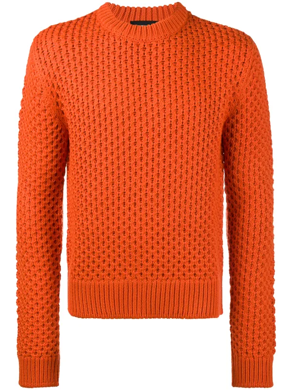 calvin klein sweater orange