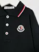 Moncler Kids قميص بولو طويل الأكمام
