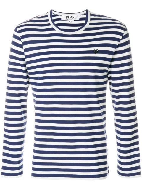 Comme Des Garçons Play striped T-shirt 