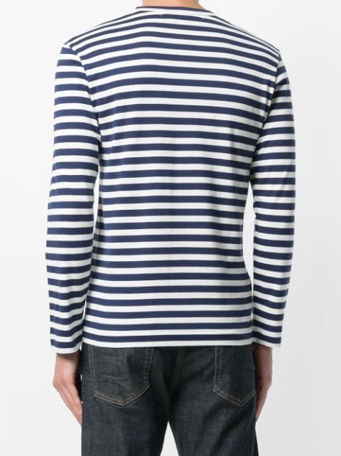 Comme Des Garçons Play Striped T-shirt - Farfetch