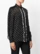 Giambattista Valli Gepunktete Seidenbluse