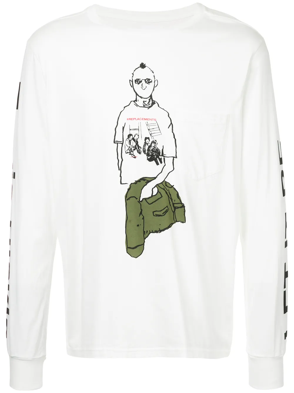 Takahiromiyashita The Soloist T-shirt a manica lunga - Bianco