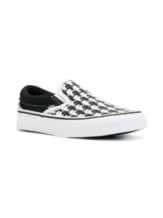 patterned slip on vans