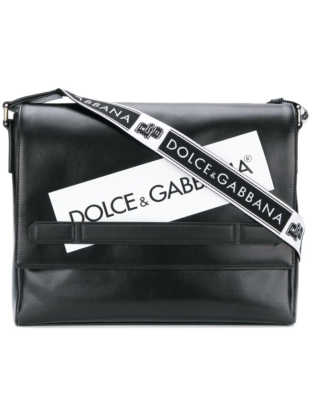 фото Dolce & gabbana сумка-почтальонка с логотипом