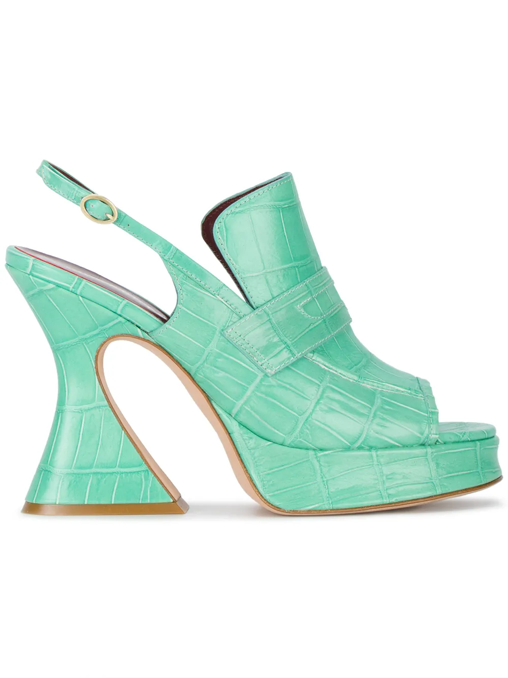 Sies Marjan Sandali 'Ellie' Goffrati Effetto Coccodrillo - Tendenza classica, vale la pena avere Sies Marjan Sandali 'Ellie' Goffrati Effetto Coccodrillo - Tendenza classica, vale la pena avere
