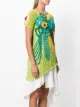 Kansai Yamamoto Pre-Owned 1990s flower design crochet top