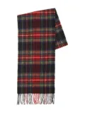 Barbour tartan-check scarf - Black