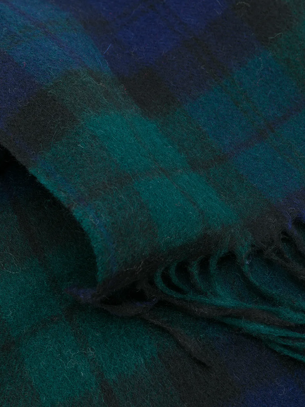 Barbour geruite sjaal Blauw
