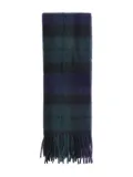 Barbour checked scarf - Blue
