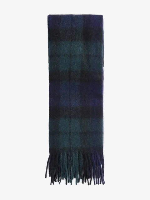 Barbour checked scarf