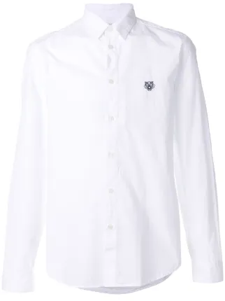 Kenzo Tiger Plaque Shirt $185 - Buy Online - Mobile Friendly, Fast ... Kenzo Tiger plaque shirt ...