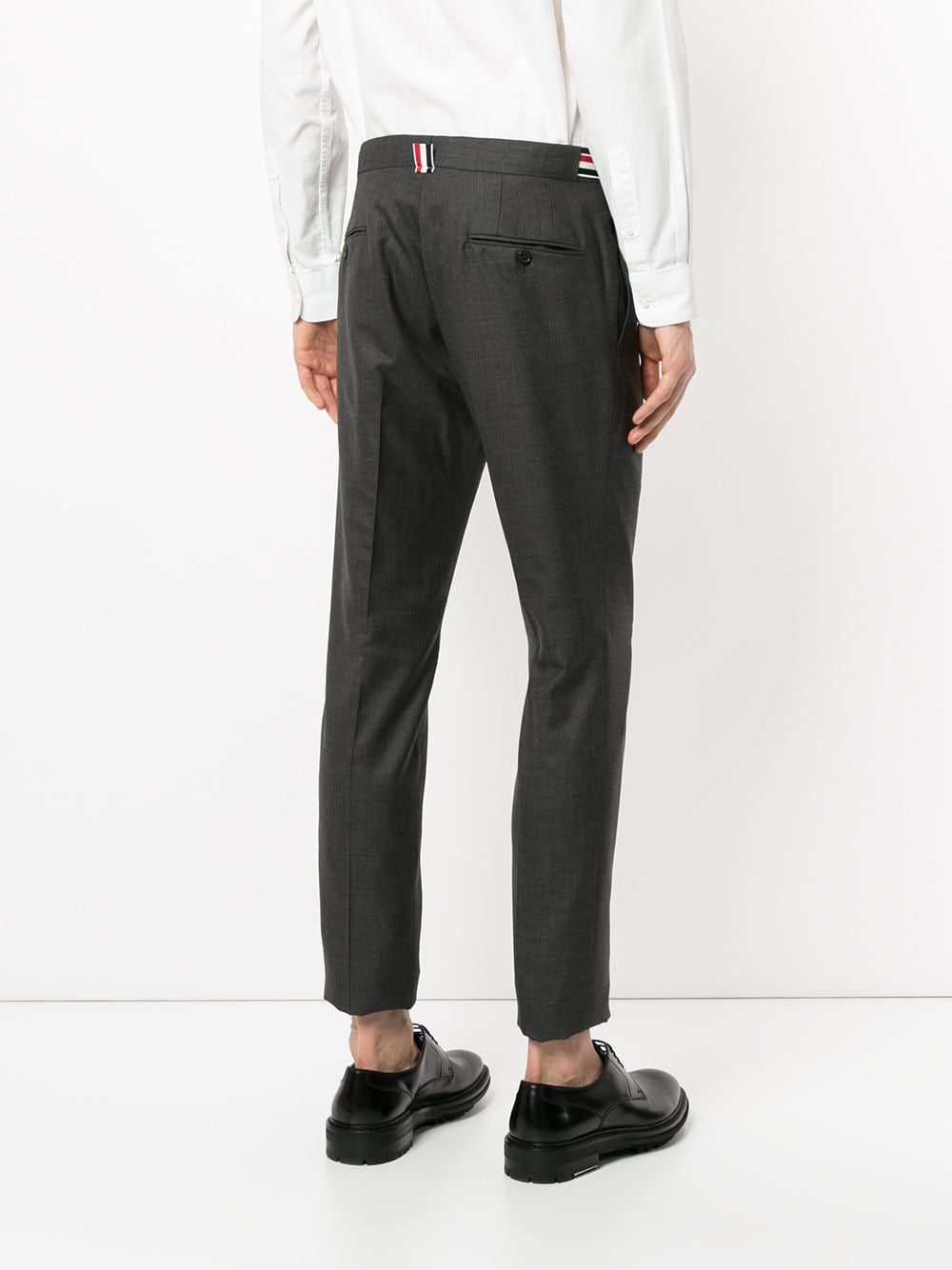 Thom Browne Low Rise Skinny Side Tab Trouser In Super 120’s Twill ...